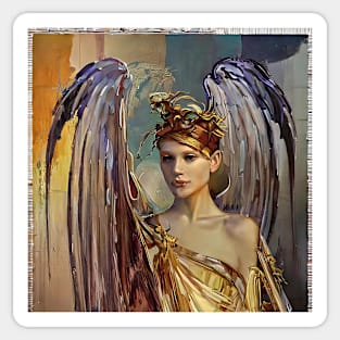 young cherubim Sticker